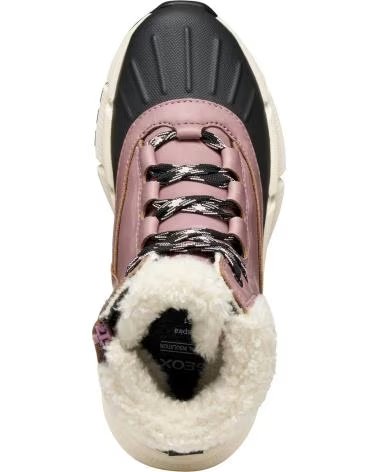 GEOX MÄDCHEN WINTERSTIEFEL J FLEXYPER PLUS AMPHIBIOX C8049 ROSA DK ROSE-BLACK