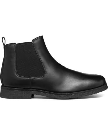STIVALETTI CHELSEA GEOX U2658A CLAUDIO IN PELLE NERA C9999 BLACK