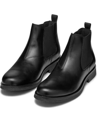 STIVALETTI CHELSEA GEOX U2658A CLAUDIO IN PELLE NERA C9999 BLACK