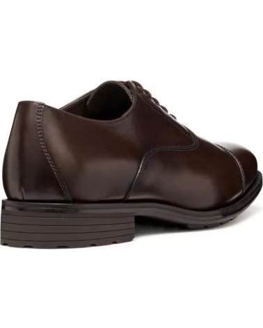 GEOX U WALK PLEASURE SCARPE ELEGANTI IN PELLE DA UOMO C6010 COFFEE