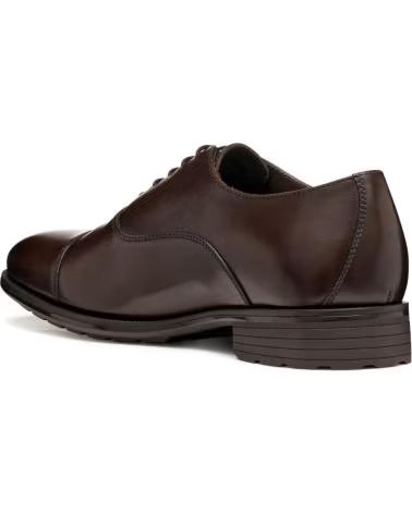 GEOX U WALK PLEASURE SCARPE ELEGANTI IN PELLE DA UOMO C6010 COFFEE
