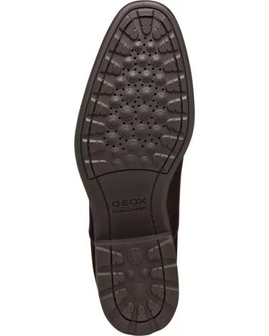 GEOX U WALK PLEASURE SCARPE ELEGANTI IN PELLE DA UOMO C6010 COFFEE