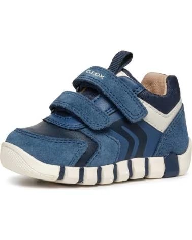 KINDERSNEAKER GEOX B IUPIDOO C4262 IN JEANS UND NAVY JEANS-NAVY