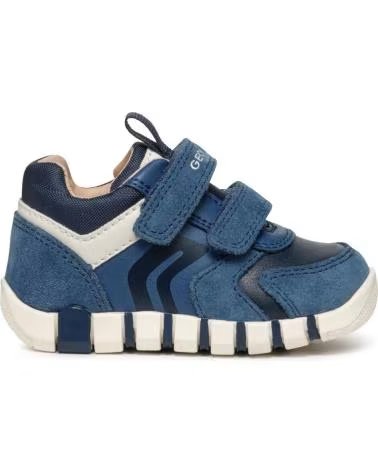 KINDERSNEAKER GEOX B IUPIDOO C4262 IN JEANS UND NAVY JEANS-NAVY