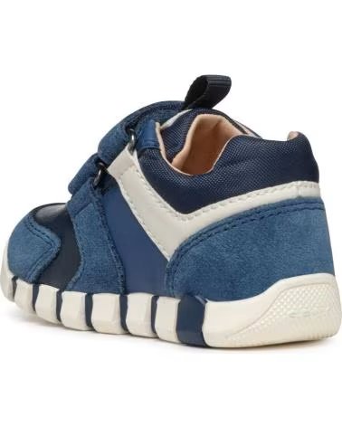 KINDERSNEAKER GEOX B IUPIDOO C4262 IN JEANS UND NAVY JEANS-NAVY