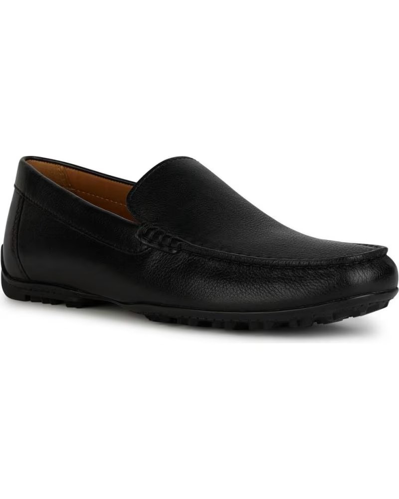 MOCASSINI IN PELLE GEOX U KOSMOPOLIS GRIP C9999 BLACK U45CFA 00046