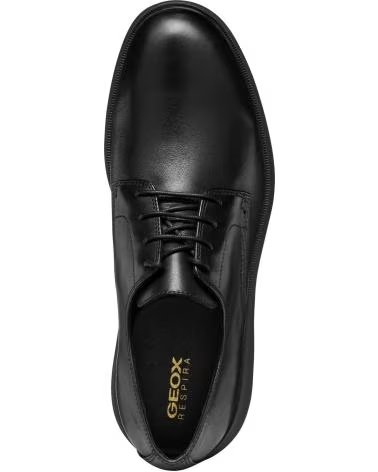 GEOX U SPHERICA EC10 SCARPE IN PELLE UOMO U45GHA 00043 C9997 BLACK
