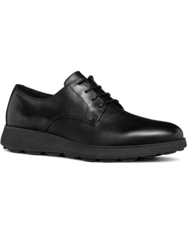 GEOX U SPHERICA EC10 SCARPE IN PELLE UOMO U45GHA 00043 C9997 BLACK