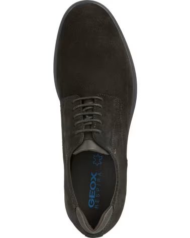GEOX U25EFB U SPHERICA EC11 SCARPE IN SCAMOSCIATO CON LACCI C6024 DK COFFEE
