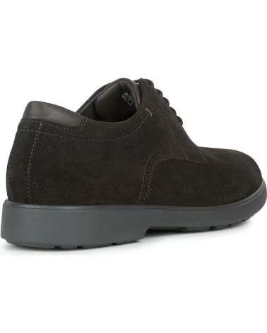 GEOX U25EFB U SPHERICA EC11 SCARPE IN SCAMOSCIATO CON LACCI C6024 DK COFFEE