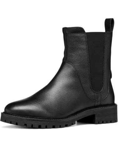 GEOX D56FTA 00046 D HOARA C9999 STIVALETTI CHELSEA IN PELLE BLACK
