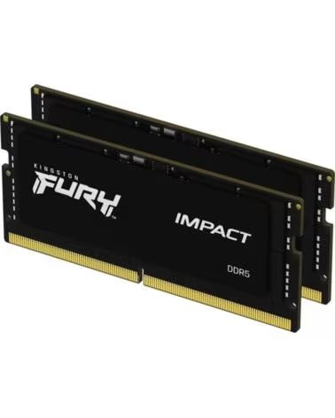KINGSTON Memoria ram ddr5 32gb 2 x 16gb - sodimm - 5600mhz - pc5 44800 - fury impact - cl40 - 1 1v
