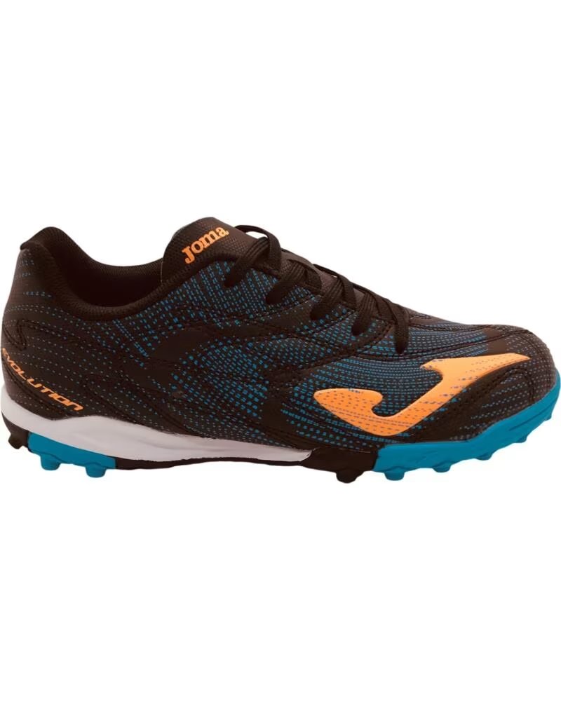 JOMA SCARPA CALCIO TURF BAMBINO EVOLUTION 2601 NERO NEGRO
