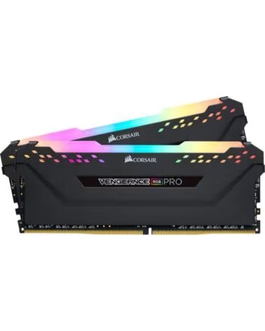 CORSAIR Memoria ram ddr4 32gb kit 2x16 vengeance rgb pro - pc4 - 25600 - 3200mhz - c16 negro