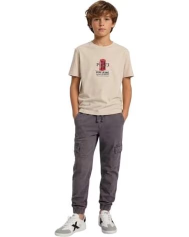 PEPE JEANS KURZARM-T-SHIRT FÜR JUNGEN BLANCO