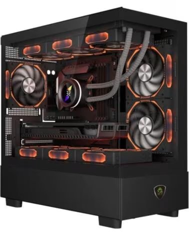 KEEP OUT CASE PC GAMING XC-301 GLASS MICRO ATX ARGB VETRO TEMPERATO NERO