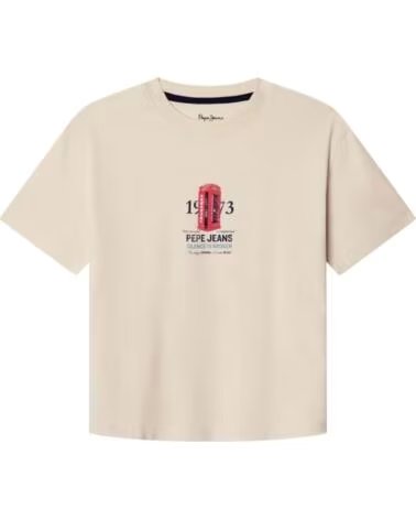 PEPE JEANS KURZARM-T-SHIRT FÜR JUNGEN BLANCO