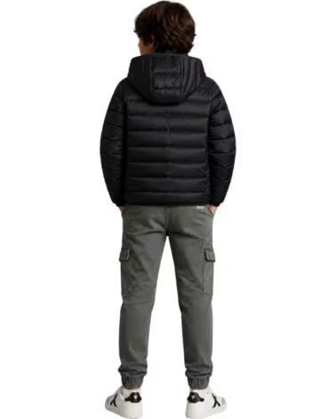 PEPE JEANS MANTEAU À CAPUCHE GARÇON NOIR NEGRO