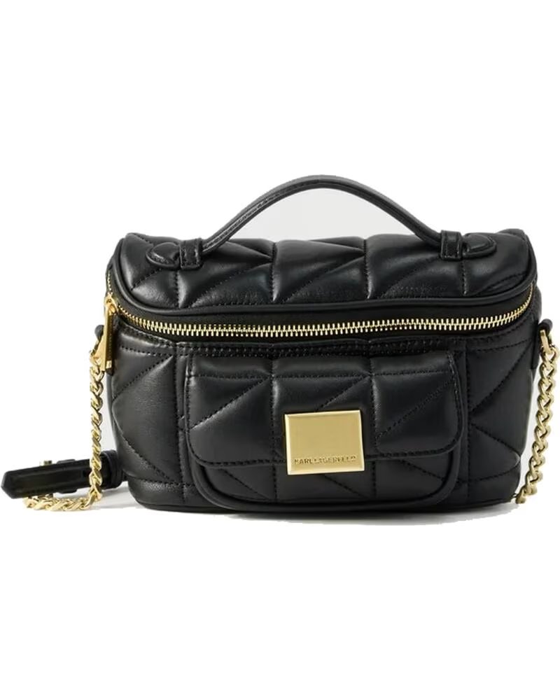 GESTEPPTE HANDTASCHE KARL LAGERFELD 240W3004997 SCHWARZ