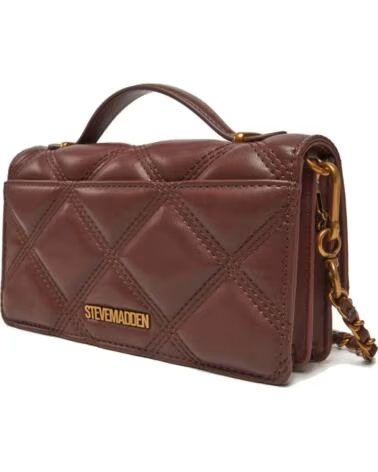 SAC À MAIN ET BANDOULIÈRE STEVE MADDEN SM13001604CHO MATELASSÉ MARRON