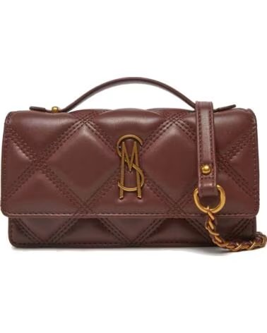 SAC À MAIN ET BANDOULIÈRE STEVE MADDEN SM13001604CHO MATELASSÉ MARRON
