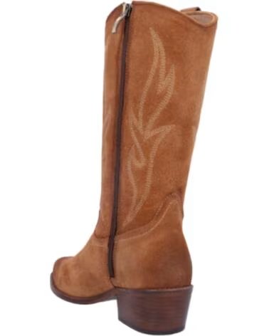 BONAVENTURE B753 STIVALI CON TACCO DA DONNA IN PELLE MARRONE STILE COWBOY MARRóN