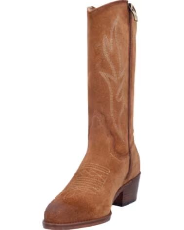 BONAVENTURE B753 STIVALI CON TACCO DA DONNA IN PELLE MARRONE STILE COWBOY MARRóN
