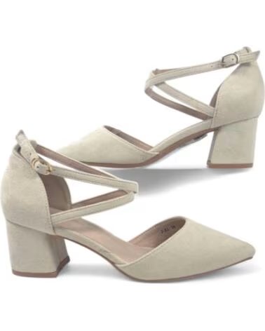 TIMBOS SCARPE CON TACCO DONNA BEIGE 133741