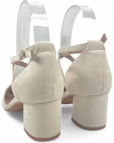 TIMBOS SCARPE CON TACCO DONNA BEIGE 133741