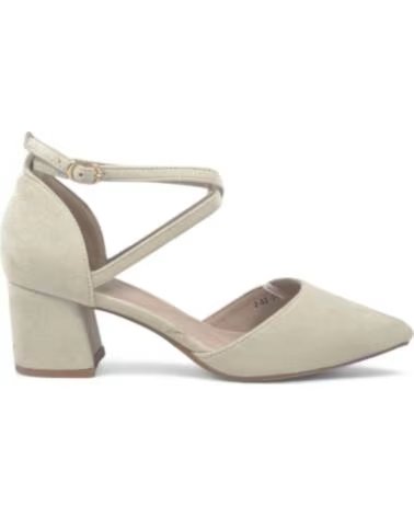 TIMBOS SCARPE CON TACCO DONNA BEIGE 133741