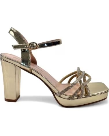 TIMBOS SANDALO TACCO FESTA DONNA 133737 ORO AMARILLO