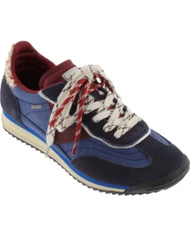 VICTORIA SNEAKERS SATURNO CROSTA DI CUOIO E NYLON 1158115 BLU MARINO AZUL