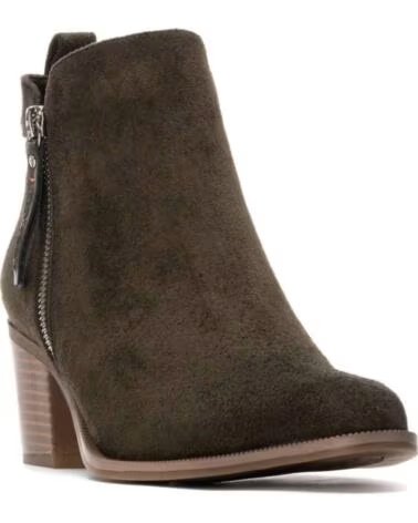 REFRESH 173180 KAKI STIEFELETTEN MIT ABSATZ