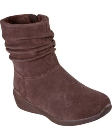 SKECHERS STIVALETTI BASSI DONNA ARYA FASHIONISTA MARRONE MARRóN
