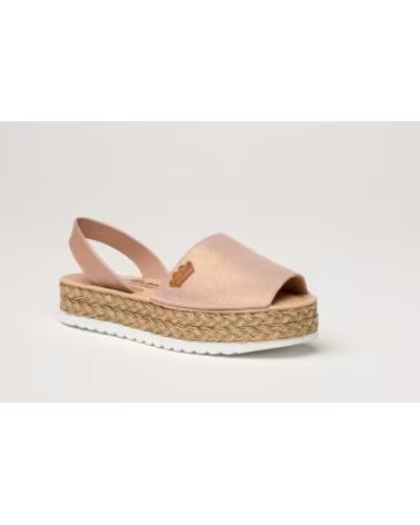 EVA MAÑAS IBICENCA PELLE SCAMOSCIATA PUNTINI GEL-MEMORY FOAM 1251 NUDE
