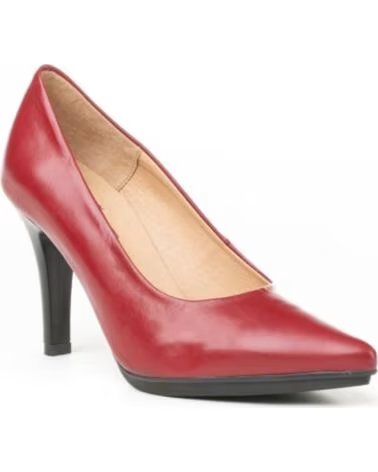 SAPATOS DE SALTO EM PELE SOFT EVA MAÑAS 1500 BORDÔ BURDEOS