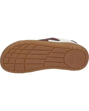 BASKETS CASUAL BW BREAK WALK BWSH401019 BLANC BLANCO
