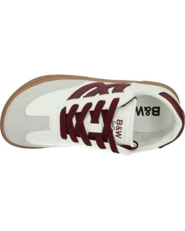 BASKETS CASUAL BW BREAK WALK BWSH401019 BLANC BLANCO