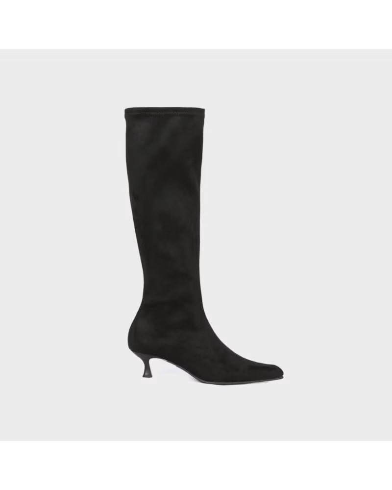 STIVALI ALTI DA DONNA MISS ELASTIC 75305 IN NERO NEGRO