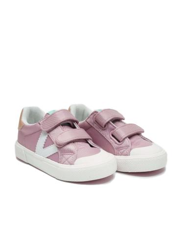 Sneaker für Mädchen VICTORIA TRIBU NYLON TIRAS ROSA