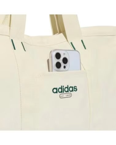ADIDAS BOLSO SHOPPER DE LONA BEIGE