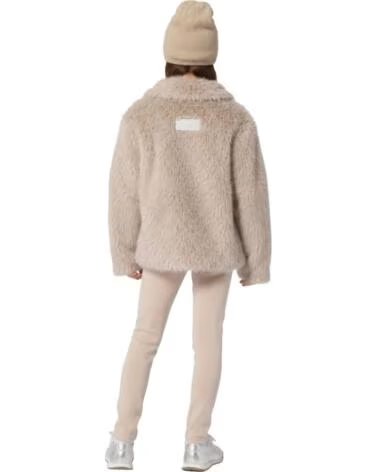 DKNY NINA KUNSTPELZMANTEL BEIG OSCURO