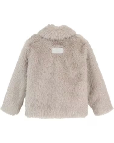 DKNY NINA KUNSTPELZMANTEL BEIG OSCURO