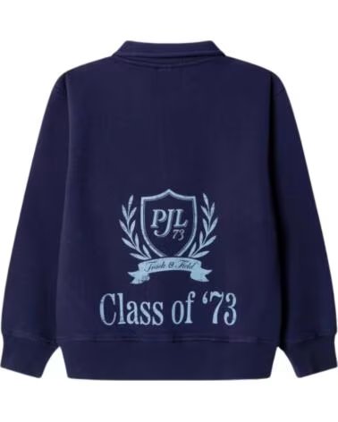 PEPE JEANS JUNGEN SWEATSHIRT MIT HALBEM REISSVERSCHLUSS UND POLOKRAGEN BLAU AZUL