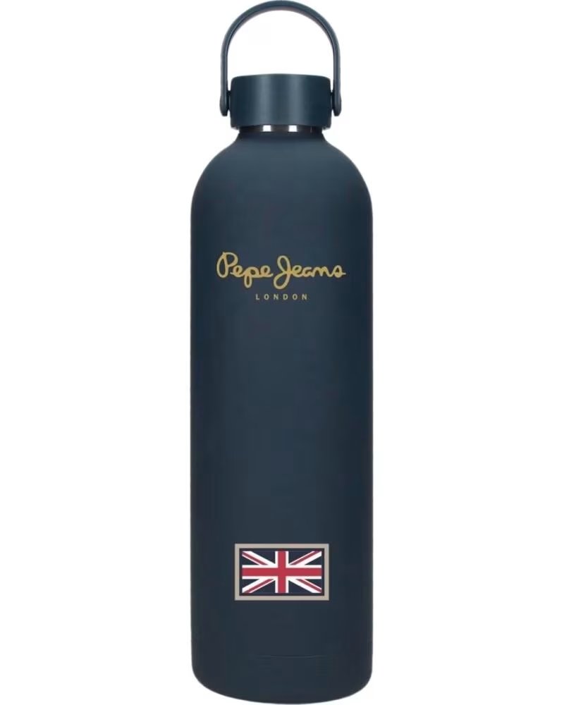 BOUTEILLE D´EAU RÉUTILISABLE PEPE JEANS BLEUE AZUL