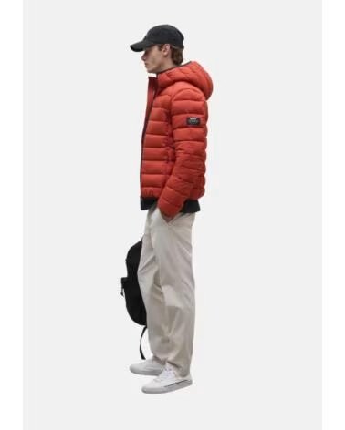 ECOALF GESTEPPTE HERRENJACKE MIT KAPUZE NARANJA