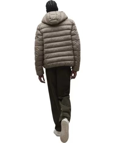 ECOALF HERREN STEPPJACKE MIT KAPUZE BRAUN MARRóN