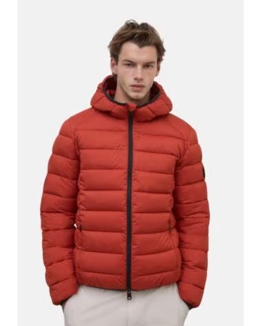 ECOALF GESTEPPTE HERRENJACKE MIT KAPUZE NARANJA