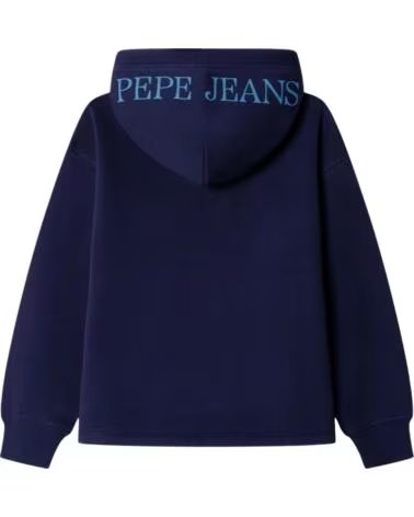 PEPE JEANS SWEAT À CAPUCHE ET POCHE KANGOUROU POUR GARÇON AZUL