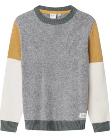 PEPE JEANS PULL ENFANT GRIS